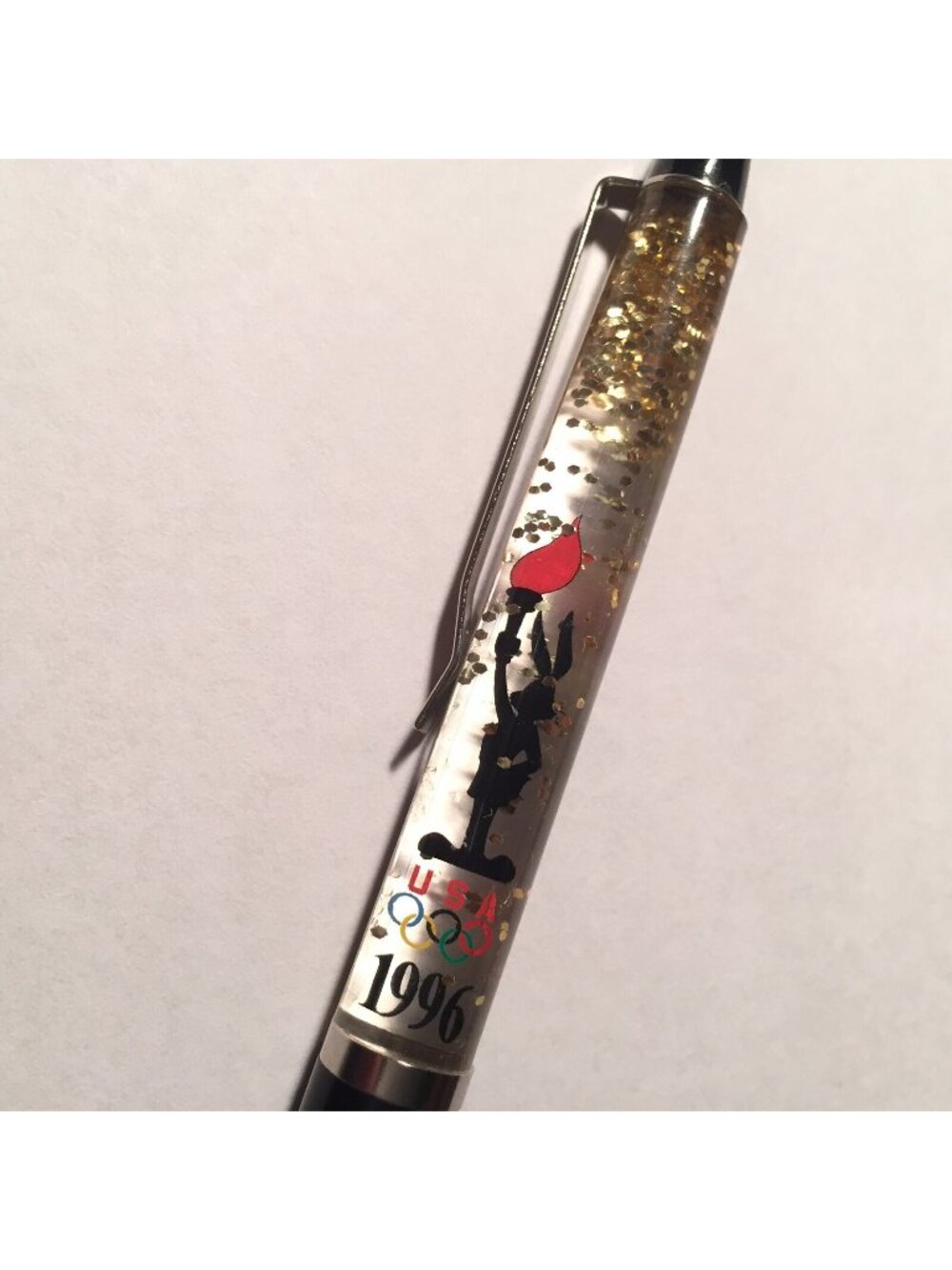 Warner Bros Looney Tunes Bugs Bunny Floaty Pen Atlanta Olympics USA 1996 Torch